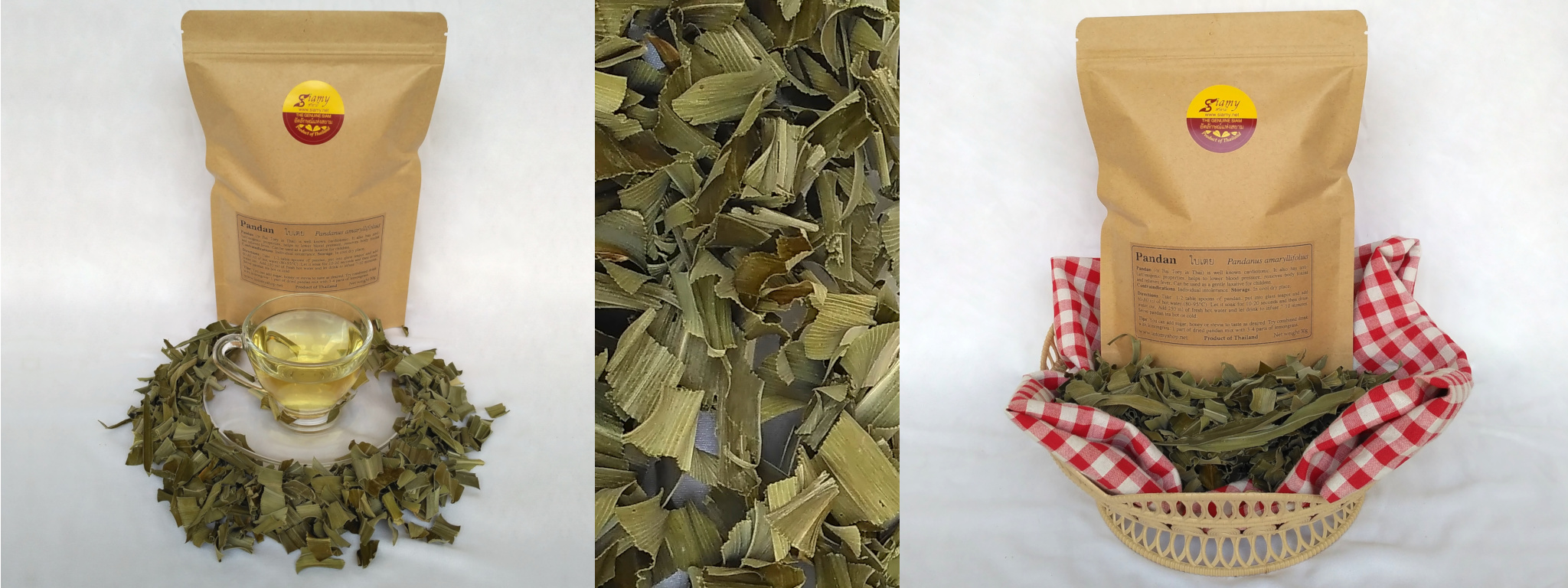 Dried Pandan leaves | Siamy Natural Herbal Drink for health